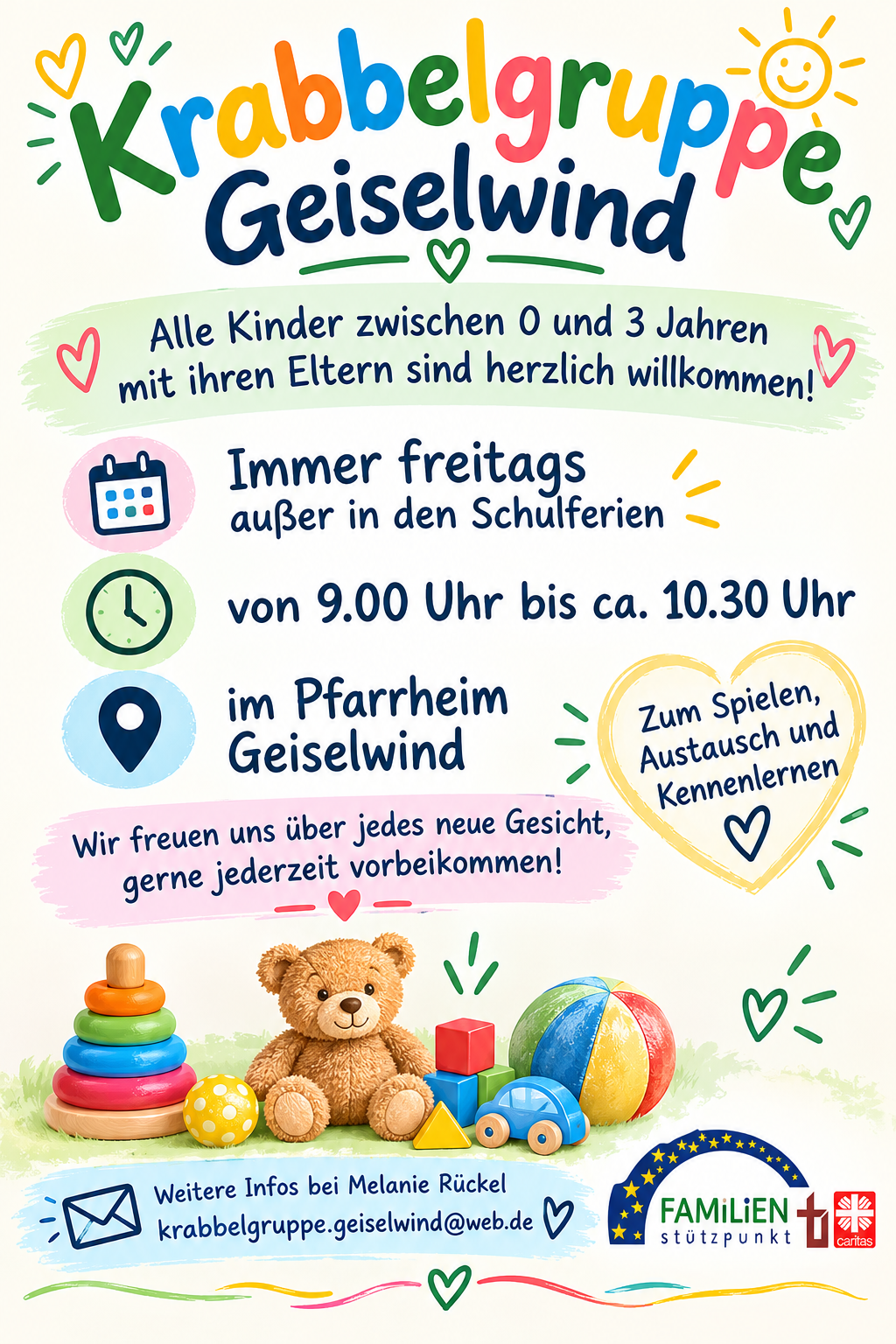 Einladung zur Krabelgruppe