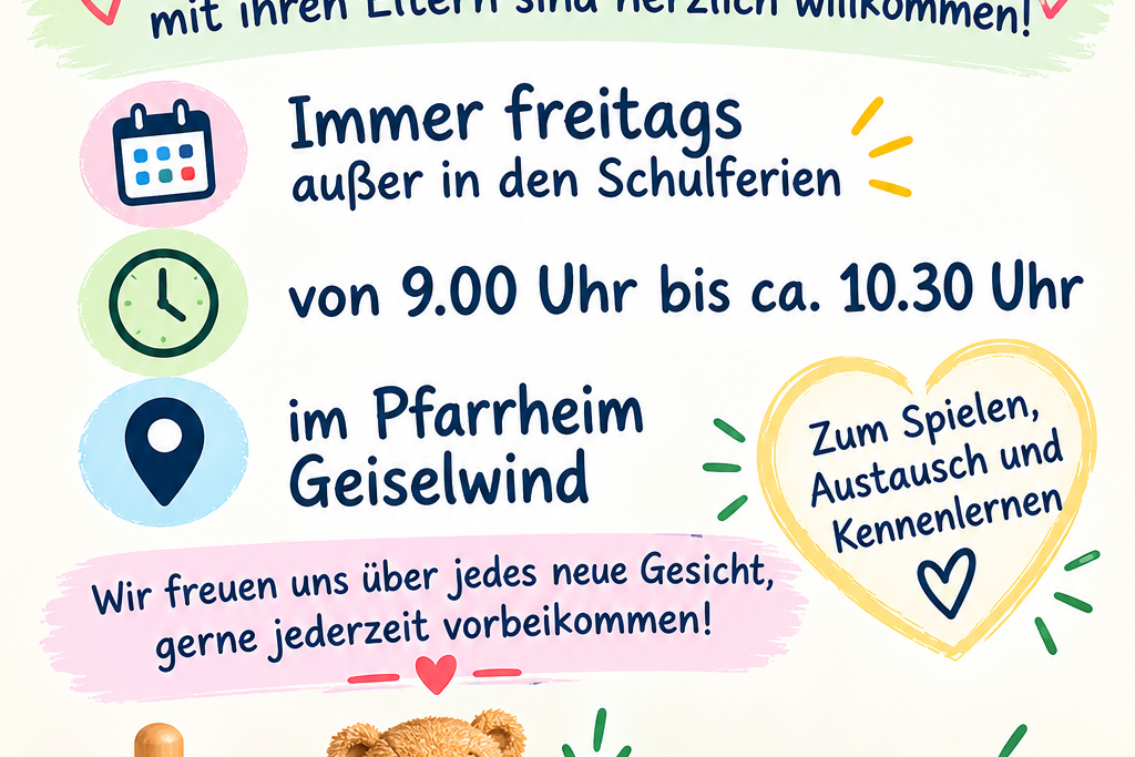 Einladung zur Krabelgruppe