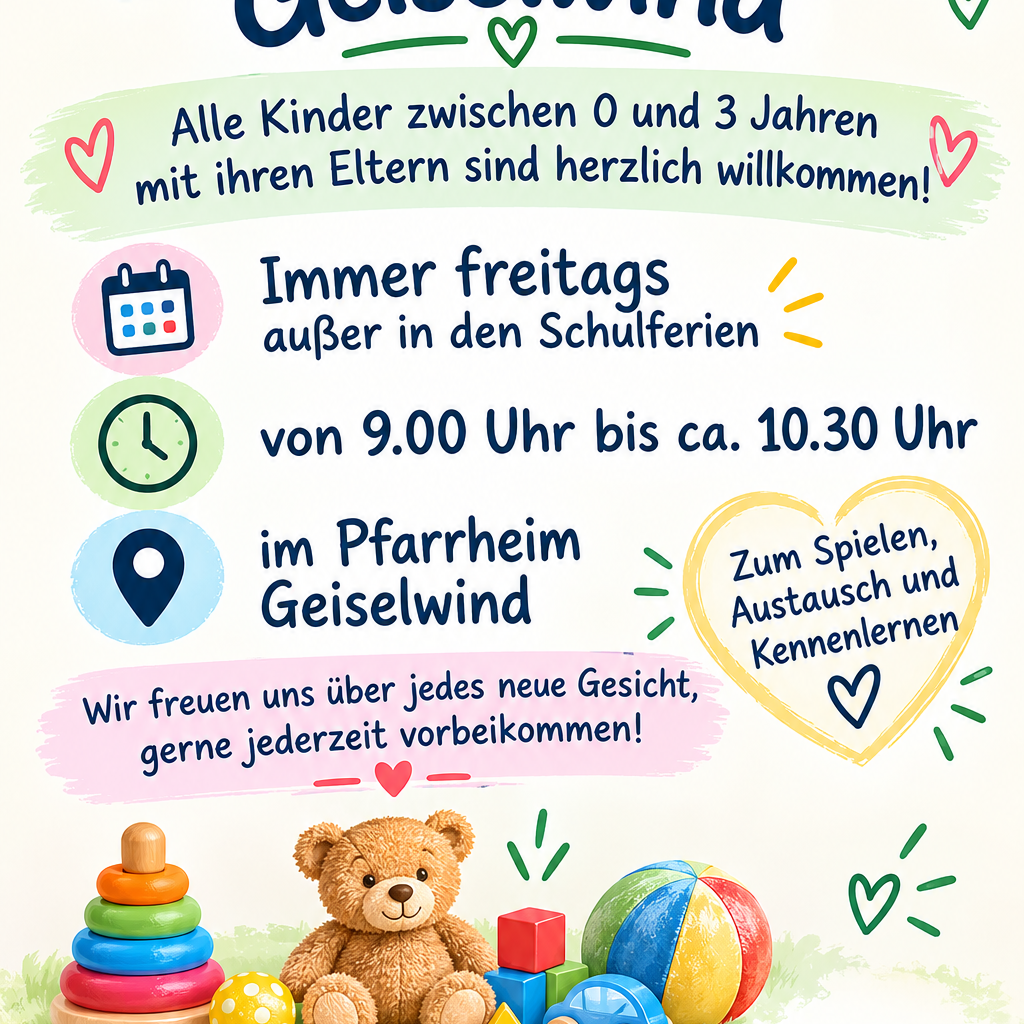 Einladung zur Krabelgruppe